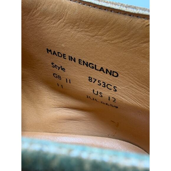 Mark McNairy Chukka Boot Tan Suede Brown Leather Mens 8753CS Size 12 No Box main image 4